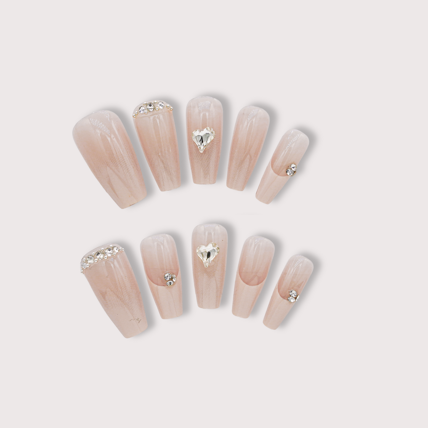 Glimmer Nude | Press on Nails