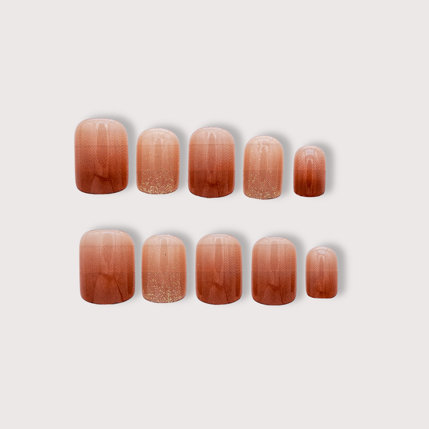 Iced Mahogany | Press on Nails