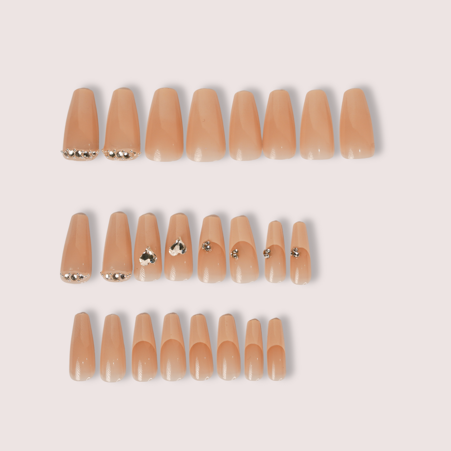 Glimmer Nude | Press on Nails