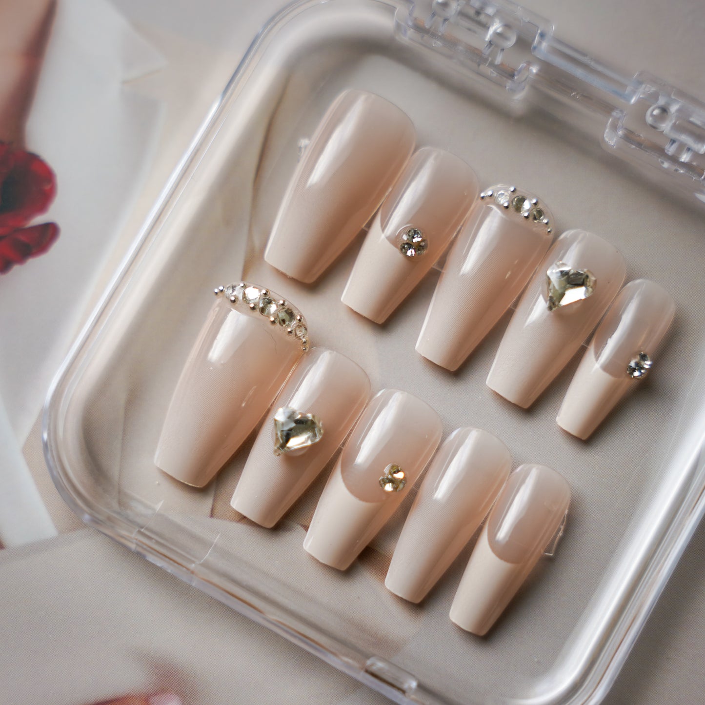 Glimmer Nude | Press on Nails