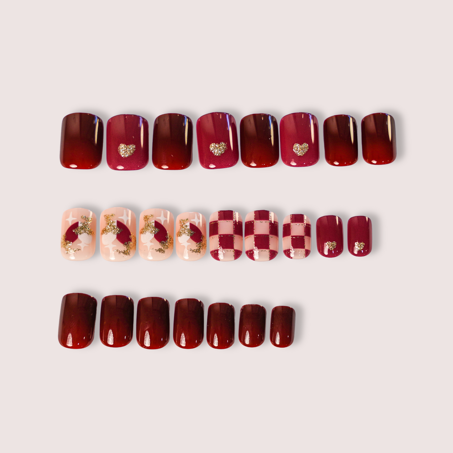 Wine Check | Press on Nails