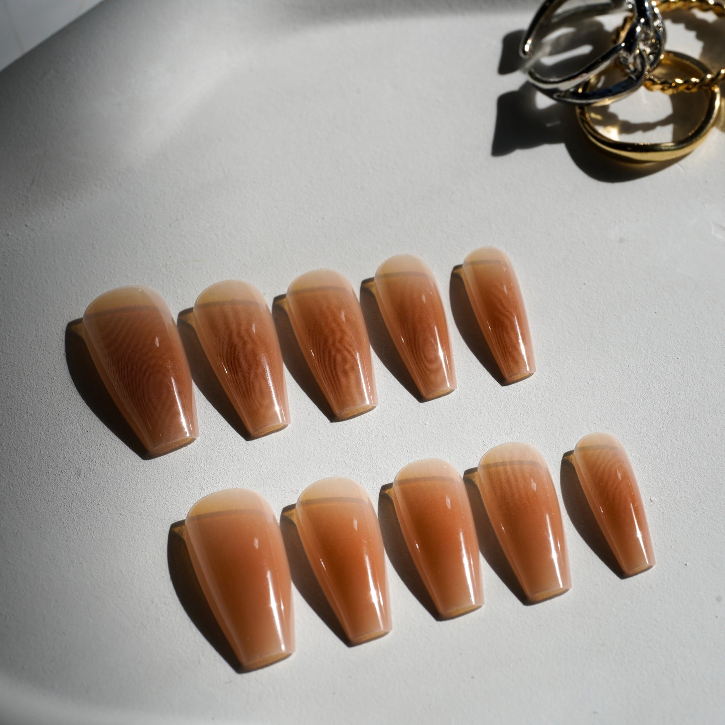 Apricot Blush | Press on Nails