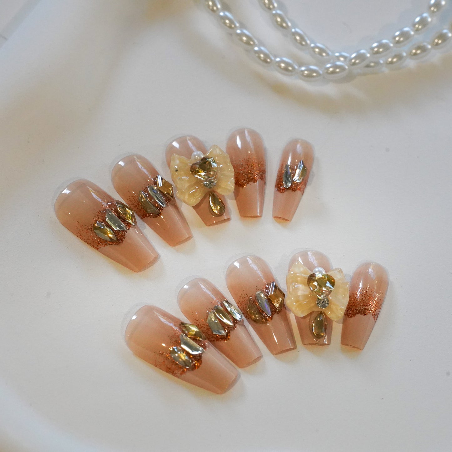 Butterfly Glitz | Press on Nails